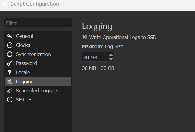 Enabling Operational Logs